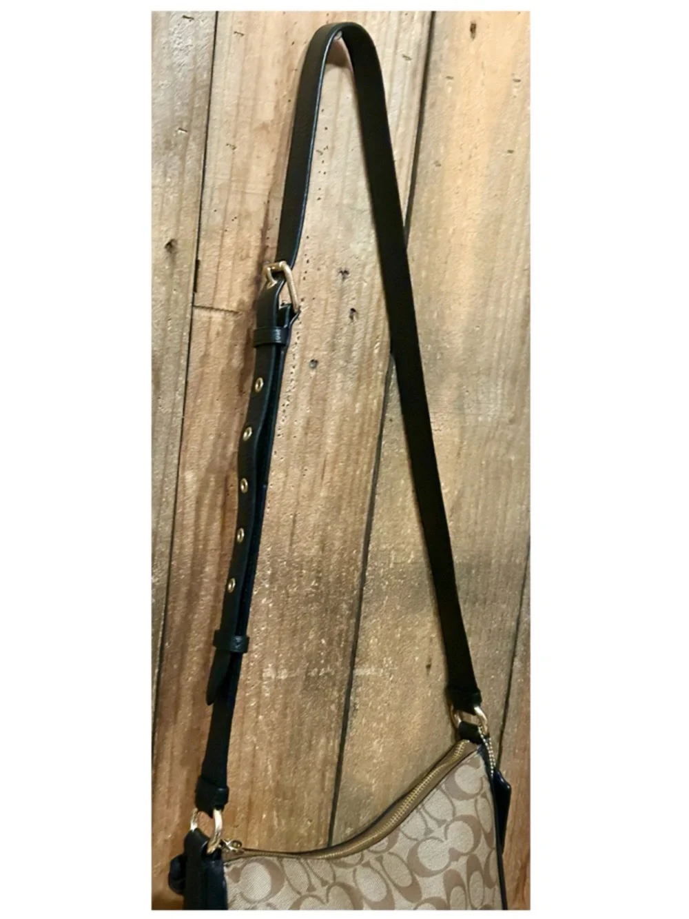 Coach. 5 Piece: Ellie File Bag with Free Sunglasses, Case, Wristlet & Dust Bag. - Picture 8 of 16